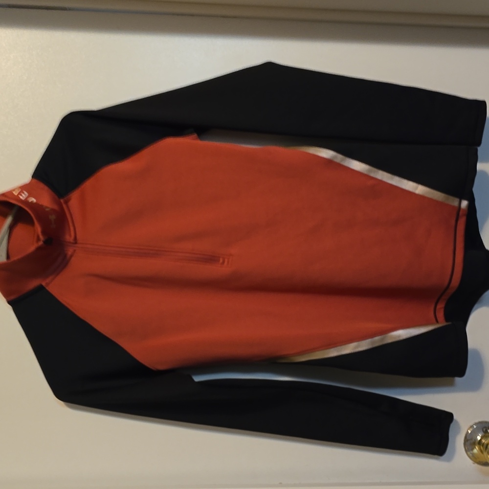 Under Armour Pink and Black Half-Zip Pullover